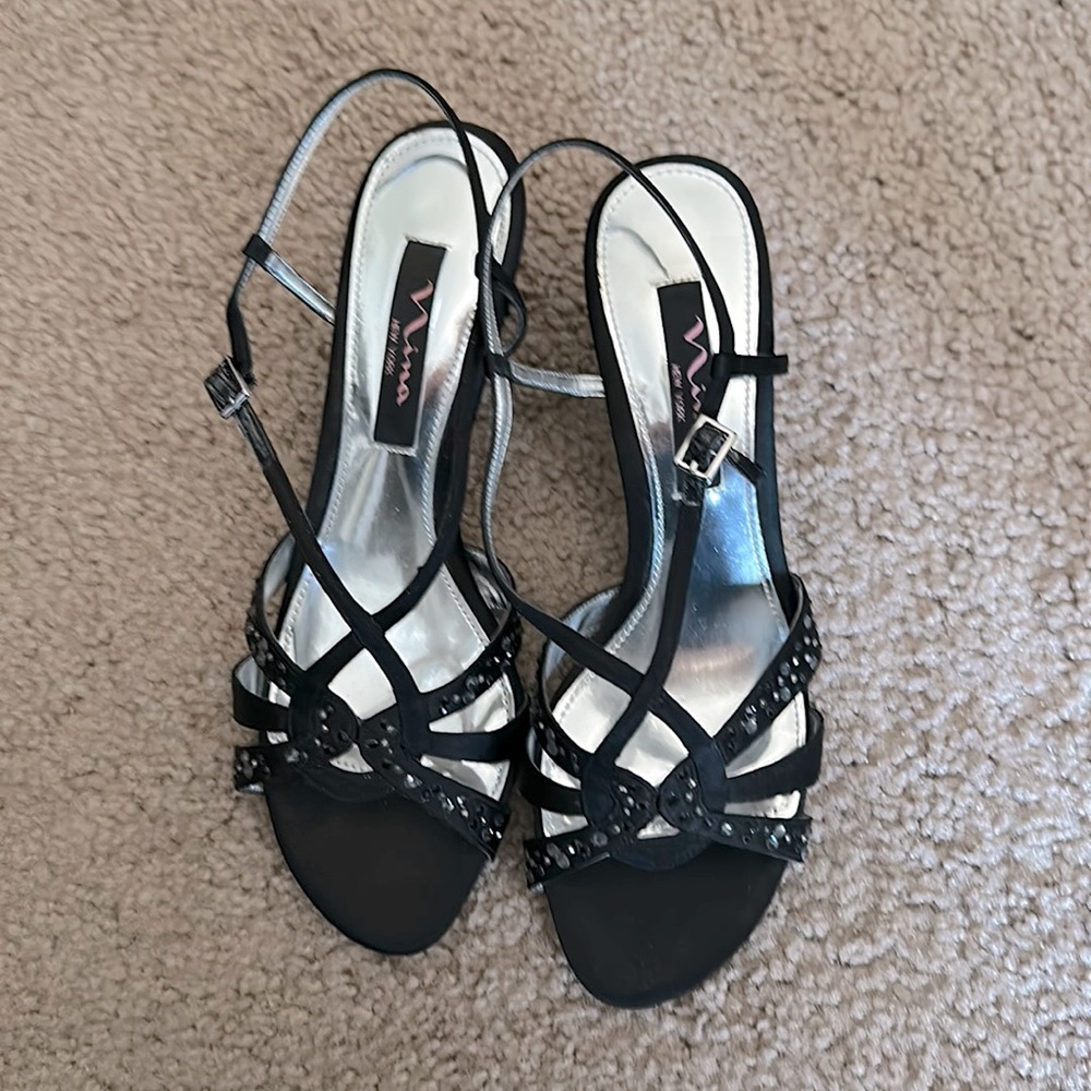 Black high heels